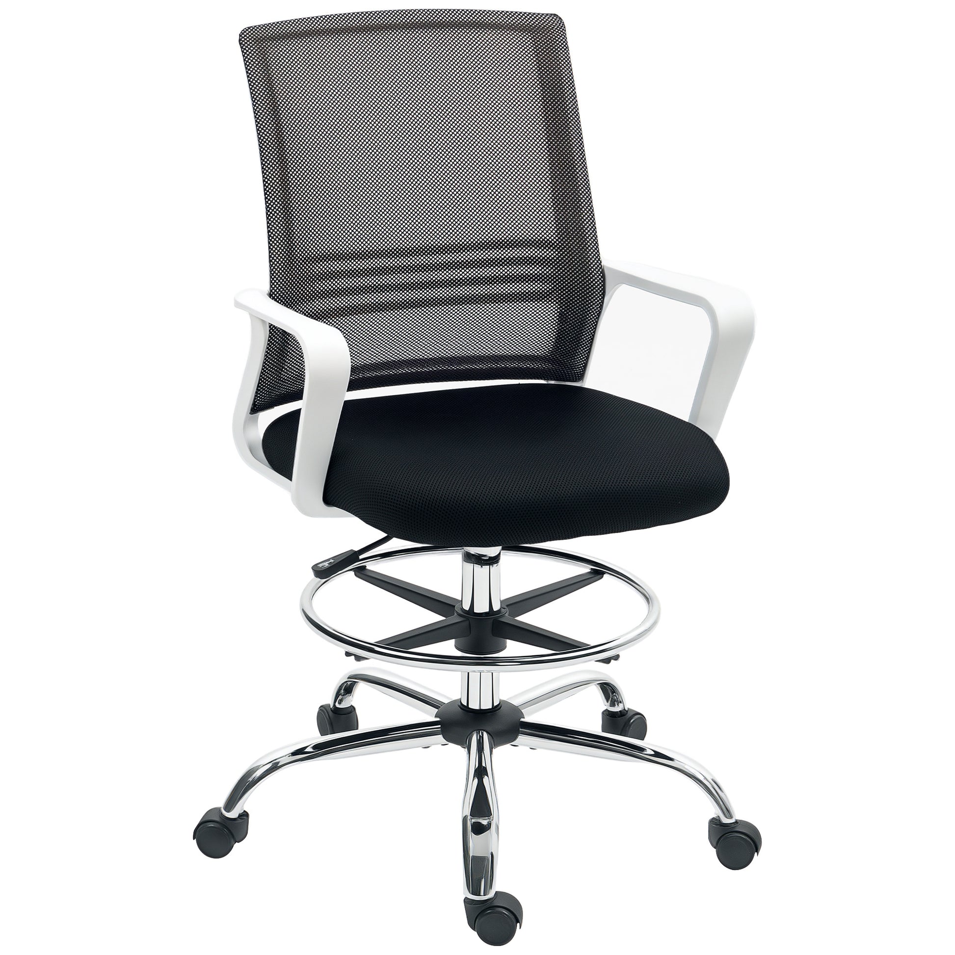 Mesh Drafting Chair, Adjustable Swivel Ergonomic Office Chair