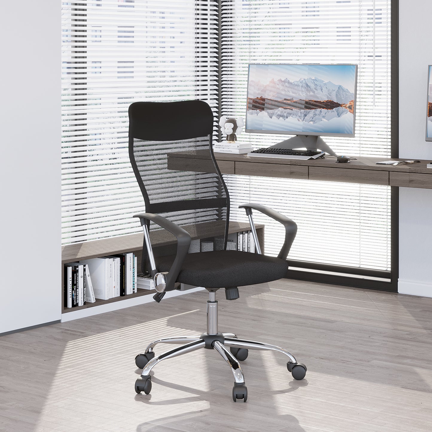 Executive Office Chair High Back Mesh Chair Seat Office Desk Chairs