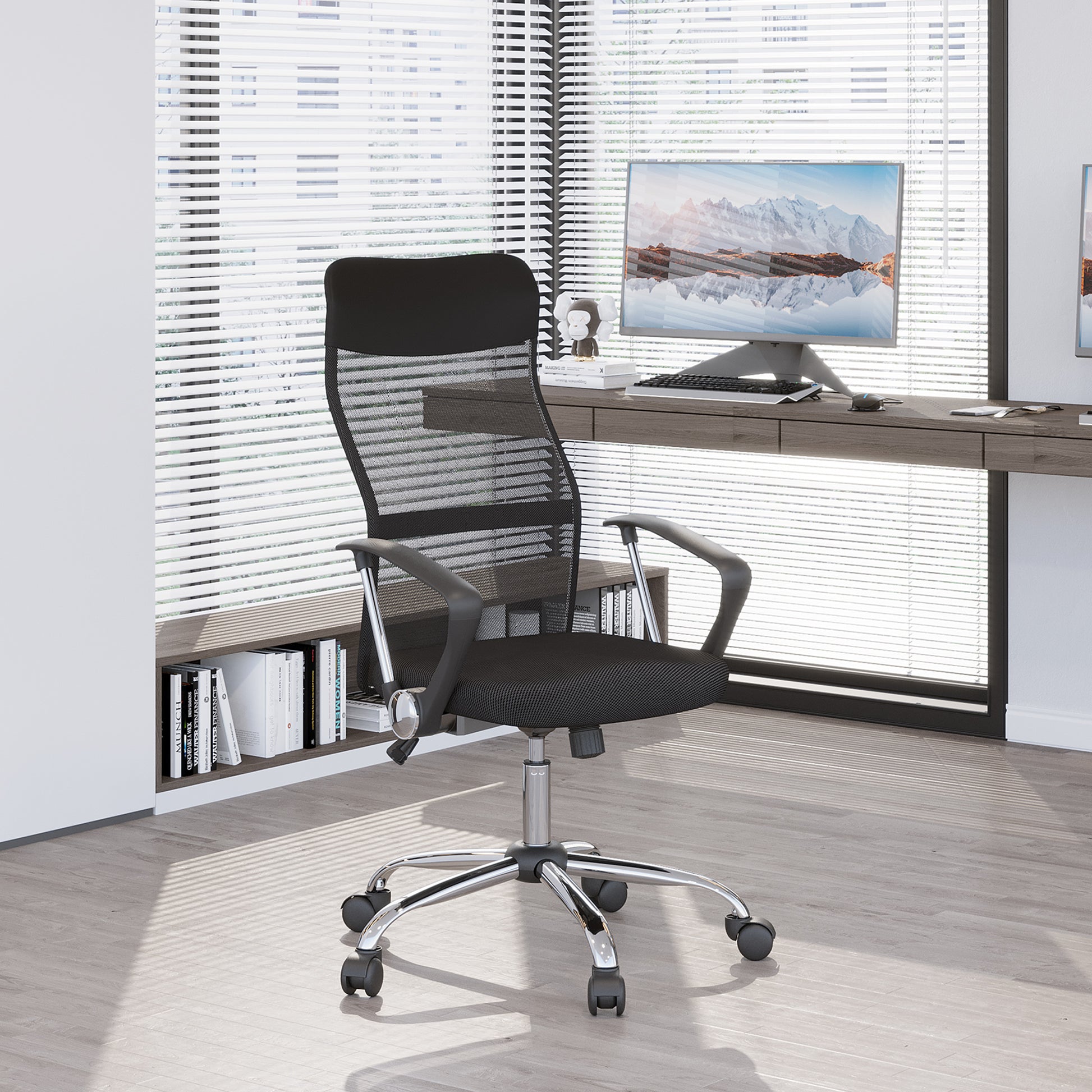 Executive Office Chair High Back Mesh Chair Seat Office Desk Chairs