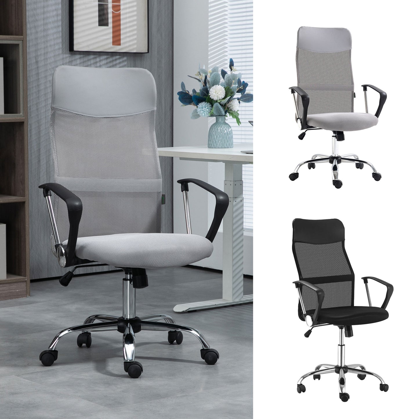 Executive Office Chair High Back Mesh Chair Seat Office Desk Chairs