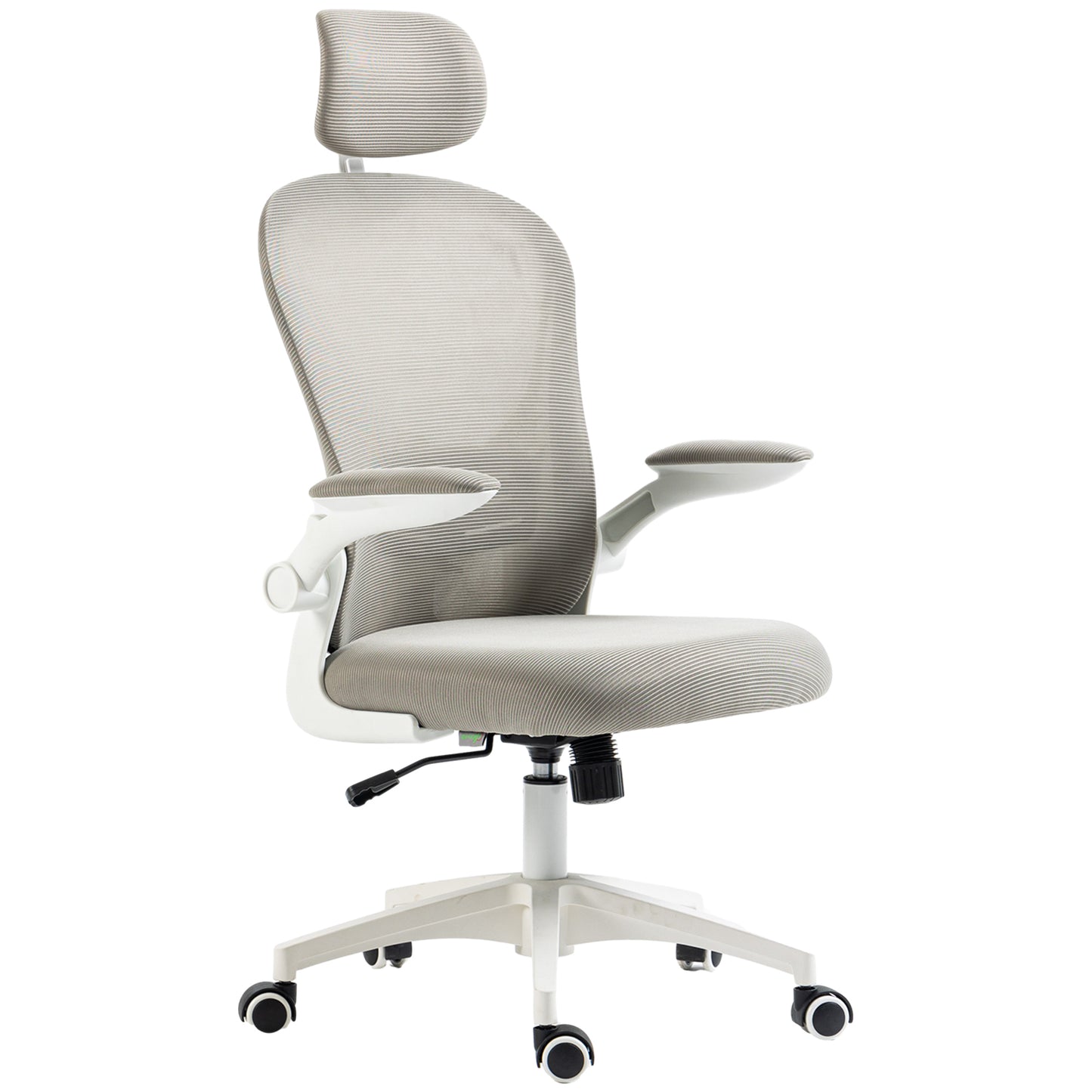 Mesh Office Chair with Headrest, Lumbar Support, 90° Arm