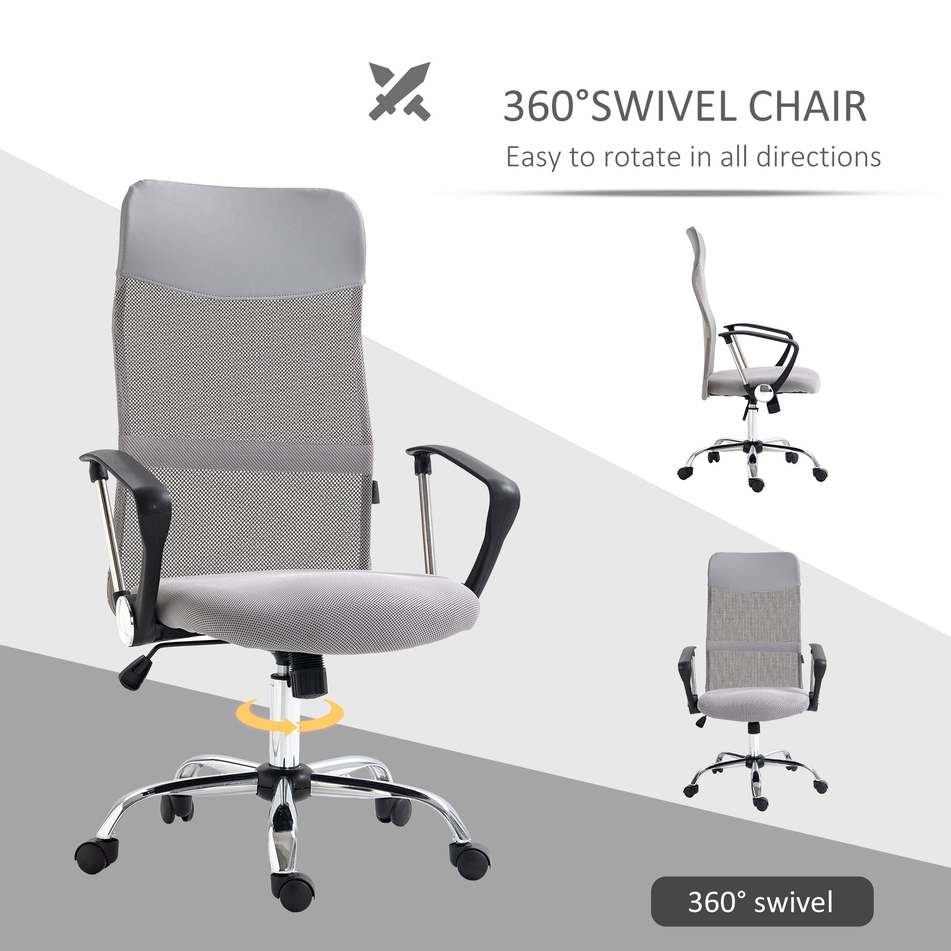 Executive Office Chair High Back Mesh Chair Seat Office Desk Chairs
