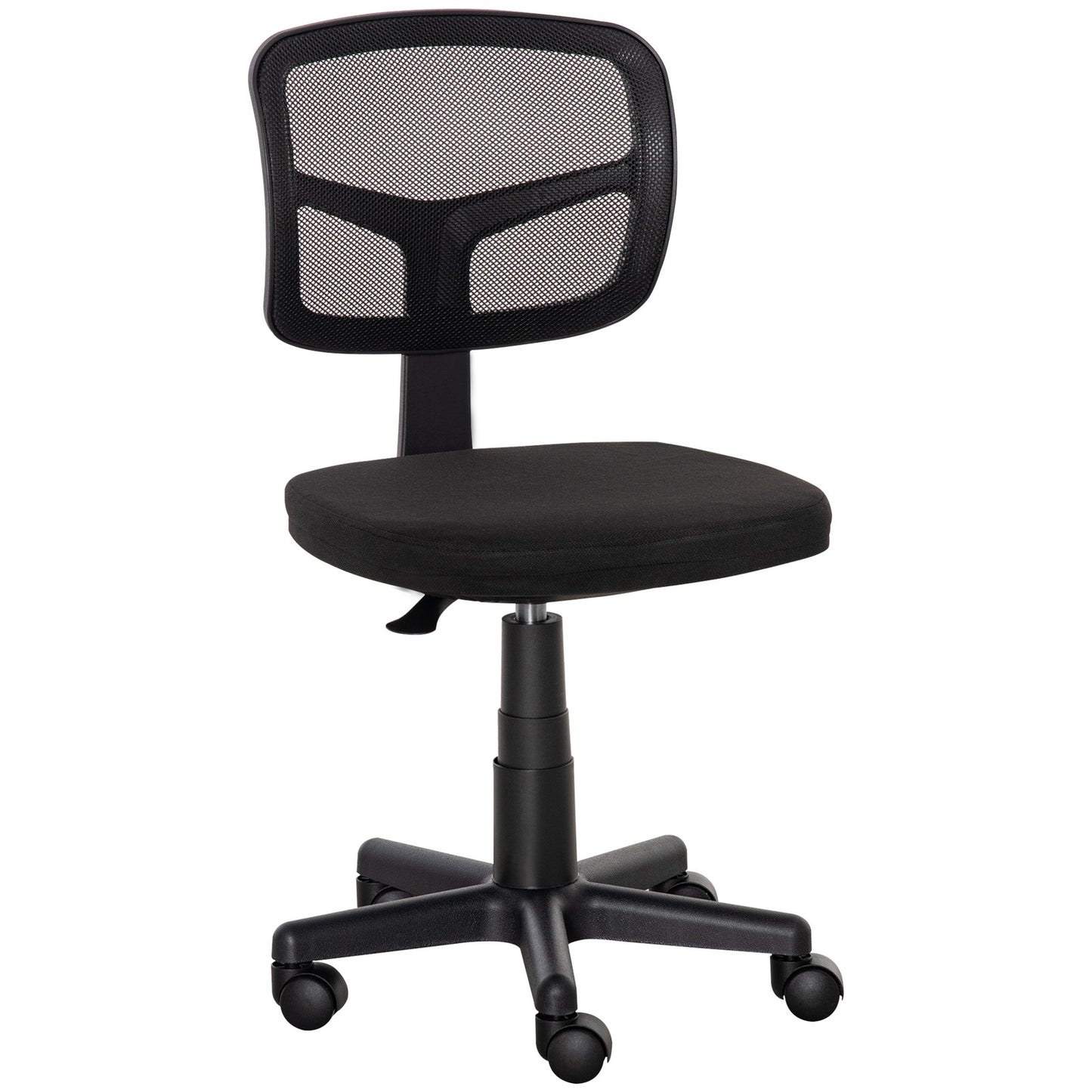 Office Chair without Arms, Ergonomic Swivel Mesh Desk Chair