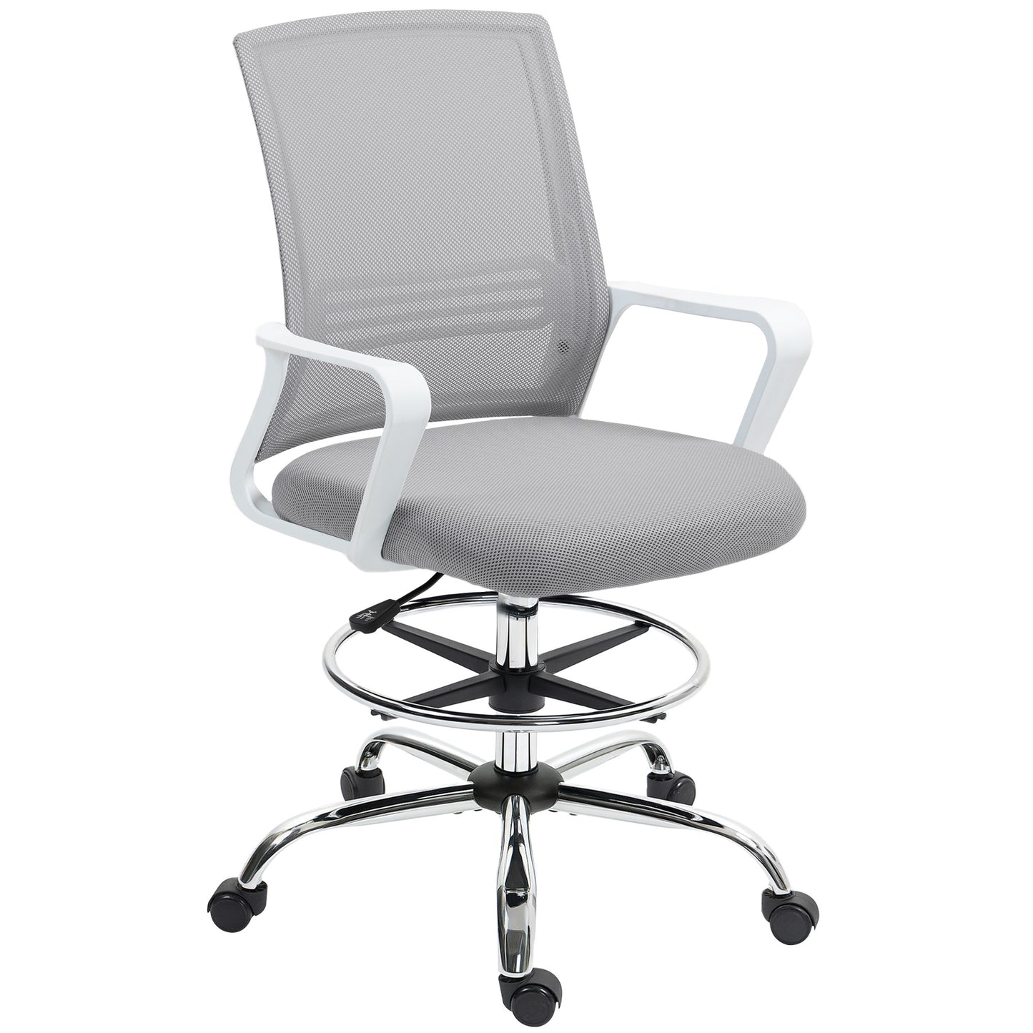 Mesh Drafting Chair, Adjustable Swivel Ergonomic Office Chair