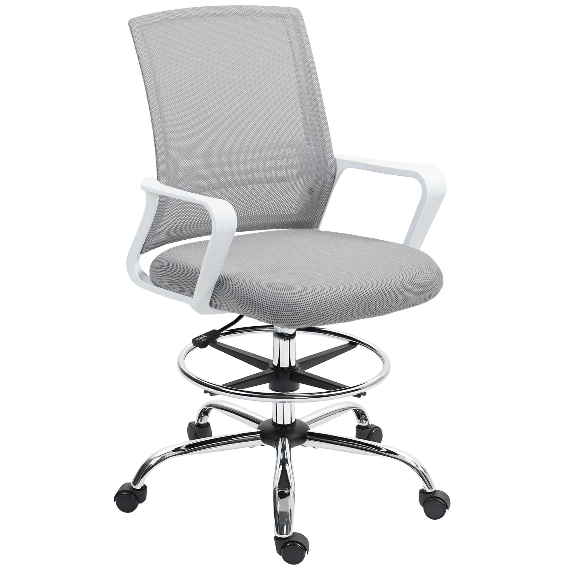 Mesh Drafting Chair, Adjustable Swivel Ergonomic Office Chair
