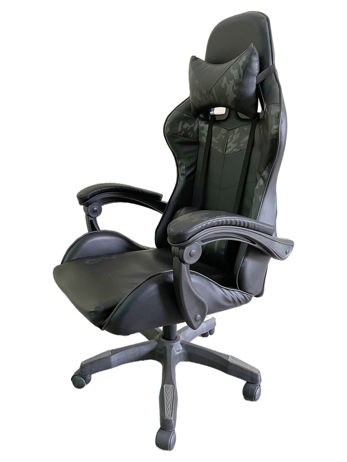 Height Adjustable Recliner Swivel Ergonomic Office PC Gaming Chair with Footrest