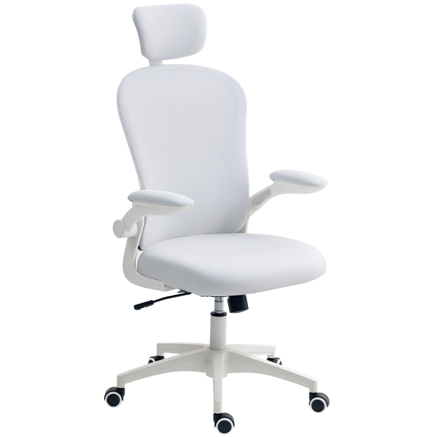 Mesh Office Chair with Headrest, Lumbar Support, 90° Arm