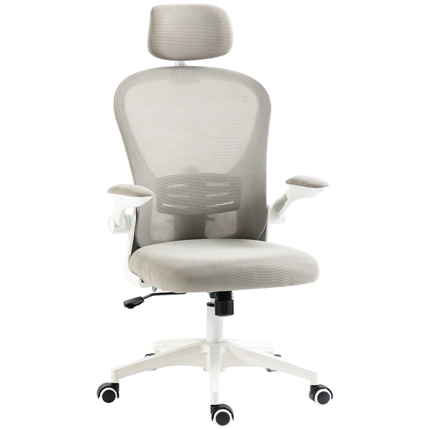 Mesh Office Chair with Headrest, Lumbar Support, 90° Arm
