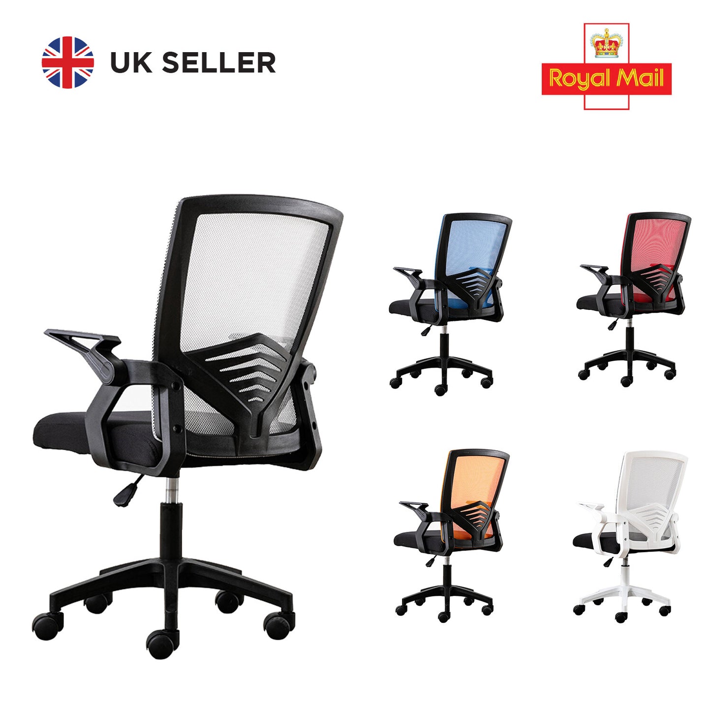 Height Adjustable Recliner Swivel Ergonomic Office PC Gaming Chair with Footrest