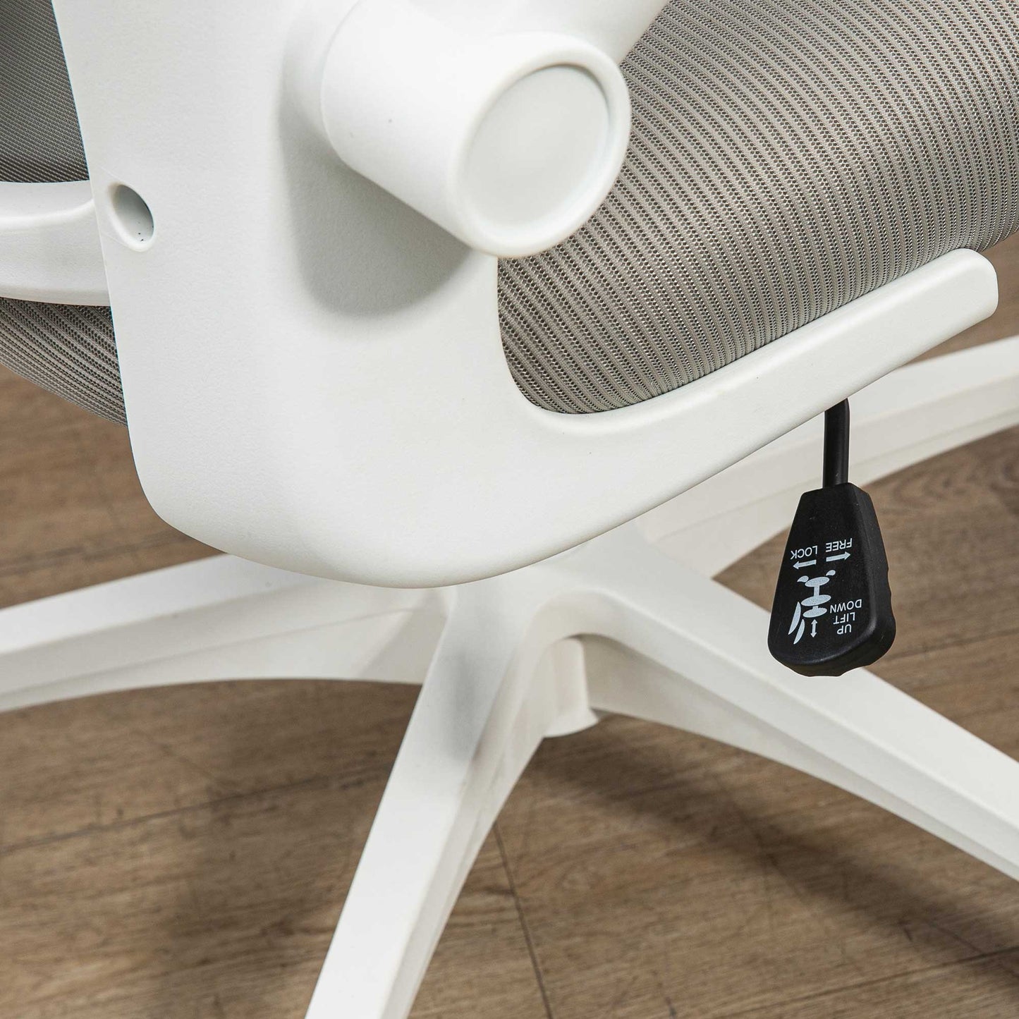 Mesh Office Chair with Headrest, Lumbar Support, 90° Arm