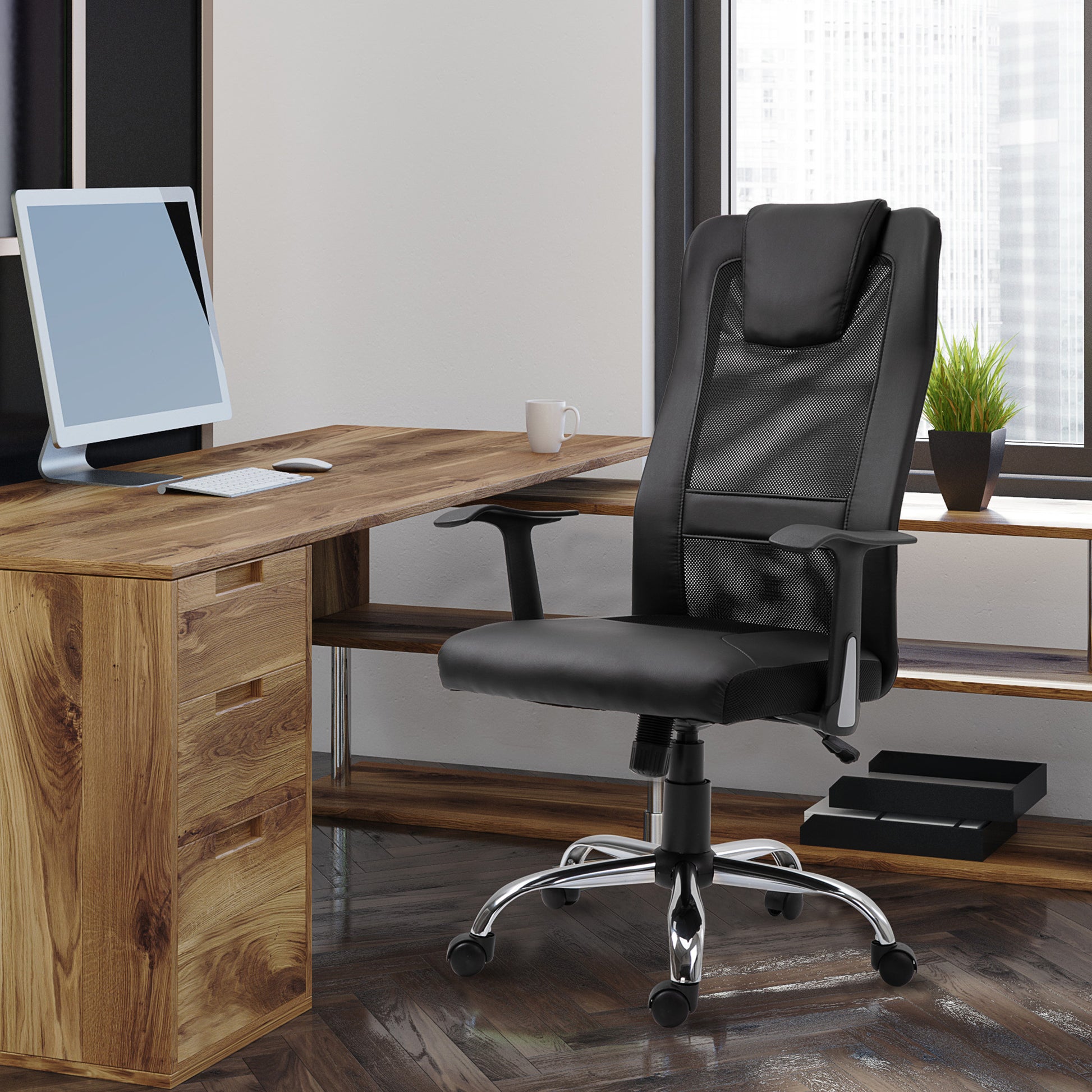 High Back Mesh Office Chair Swivel Ergonomic Task Executive Seat Adjustable